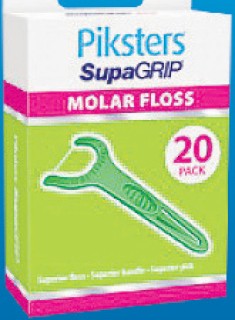 Piksters+SupaGRIP+Molar+Floss+20+Pack
