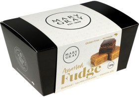Mary-Gray-Fudge-Rectangle-Box-Assorted-Flavours-150g on sale