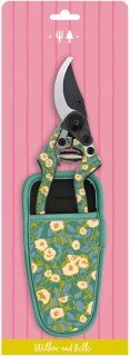 Willow-Belle-Gardening-Secateurs-With-Pouch-Floral-Green on sale