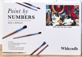Whitcoulls-Paint-by-Numbers-Still-Life-Cat-and-Violin-200x300mm on sale