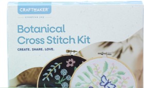 Craft-Maker-Botanical-Cross-Stitch-Kit on sale