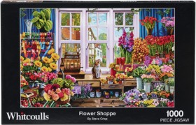 Whitcoulls-Jigsaw-Puzzle-1000-Pieces-Flower-Shoppe on sale