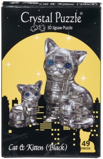 Crystal-Puzzle-Black-Cat-in-a-Pair on sale