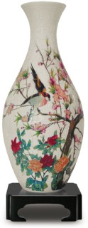 3D-Vase-160-Piece-Puzzle-Birds-Flowers on sale