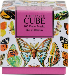Puzzle-Cube-Butterflies-Jigsaw-100-Pieces on sale