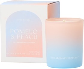 The-Aromatherapy-Co-Aura-Pomelo-Peach-Candle-100g on sale
