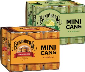 Bundaberg+200ml+Mini+Cans+6+Pack