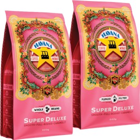 Havana+Super+Deluxe+Beans+or+Coffee+500g