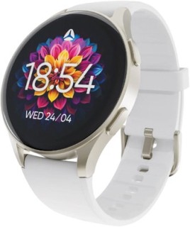 Ryze+Gene+Smart+Watch+-+White+with+Mint+Band