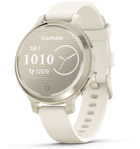 Garmin+Lily+2+Active+-+Cream+Gold+with+Bone+Silicone+Band