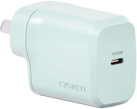 Cygnett+Charge+%26amp%3B+Connect+20W+USB-C+PD+Wall+Charger+-+Green