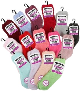Ladies+Microfiber+Socks+1+Pair