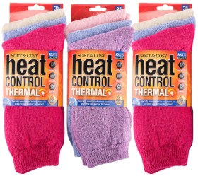 Women%26rsquo%3Bs+Heat+Control+Socks+3+Pack