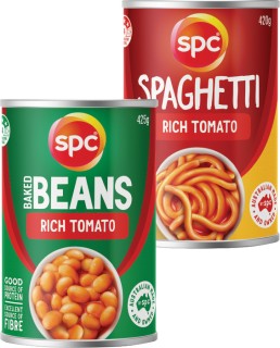 SPC+Baked+Beans+or+Spaghetti+420-425g