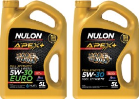 25%25+off+Nulon+APEX%2B+5L+Engine+Oils