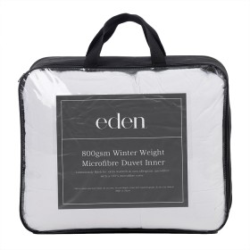 Eden+800gsm+Winter+Weight+Microfibre+Duvet+Inner