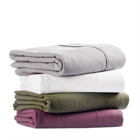 Hush+100%25+Cotton+Solid+Colour+Fitted+Sheets