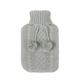Hush+Pompom+Knit+Hot+Water+Bottle+Cover+1.7L