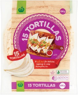 Woolworths+Burrito+Tortilla+15+Pack