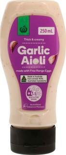 Woolworths-Aioli-250ml on sale