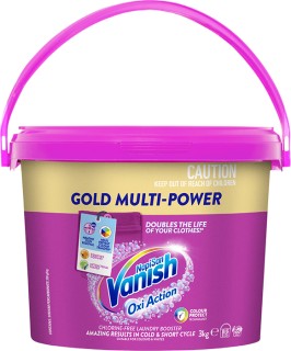 Vanish-Napisan-Gold-Oxi-Action-Stain-Remover-Powder-3kg on sale