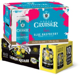 Cruiser-Range-7-12-x-250mL-Cans-or-Brookvale-Union-Range-10-x-330mL-Cans on sale