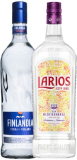 Finlandia-Vodka-1L-or-Larios-Dry-Gin-1L on sale