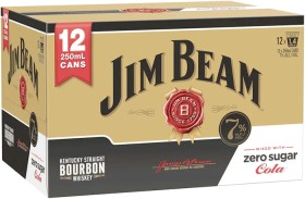 Jim+Beam+Gold+%26amp%3B+Cola+or+Zero+7%25+12+x+250mL+Cans