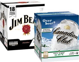 Jim+Beam+%26amp%3B+Cola+Zero+4.8%25+or+Canadian+Club+Zero+Dry+4.8%25+18+x+330mL+Cans