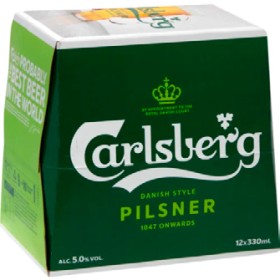 Carlsberg+Pilsner+12+x+330mL+Bottles