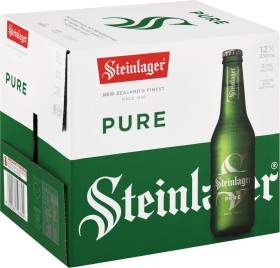 Steinlager+Pure+Lager+330ml+Bottles+12+Pack