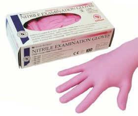 Henry-Schein-Nitrile-Glove-Powder-Free-Bubblegum-Scented-Box-100 on sale
