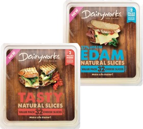Dairyworks-Cheese-Slices-500g on sale