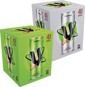 V-Energy-250ml-Cans-4-Pack on sale