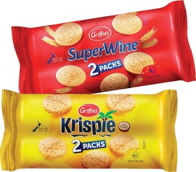 Griffins-Gingernuts-Krispie-or-Super-Wine-Twin-Pack-500g on sale