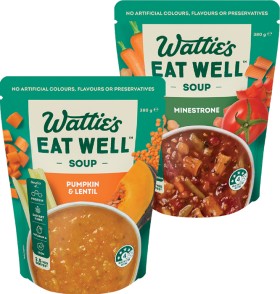 Watties-Eat-Well-Soup-380g on sale