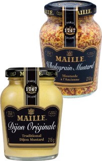 Maille-Mustard-Dijon-215g-or-Mild-Wholegrain-210g on sale