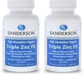 Sanderson+Triple+Zinc+FX+100+Tablets