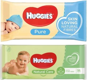 Huggies-Pure-or-Natural-Baby-Wipes-56-Pack on sale
