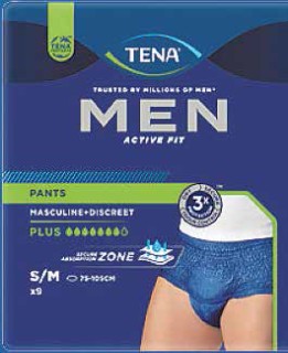 Tena-Men-Active-Fit-Pant-Plus-Navy-SM-9-Pack on sale