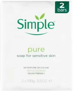 Simple-Pure-Soap-Sensitive-Twin-2-Pack-100g on sale