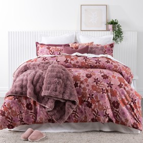 Hometones-Maria-Brushed-Microflannel-Duvet-Cover-Set on sale