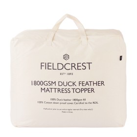 Fieldcrest+1800gsm+Duck+Feather+Mattress+Topper