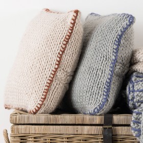 Amparo+Stitched+Chunky+Knit+Cushion