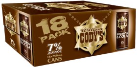Cody%26rsquo%3Bs+%26amp%3B+Cola+7%25+18+x+250mL+Cans
