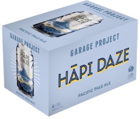 Garage+Project+H%C4%81pi+Daze+Pacific+Pale+Ale%2C+Treehugger%2C+Beer+Lager+or+Chipper+6+x+330ml+Cans