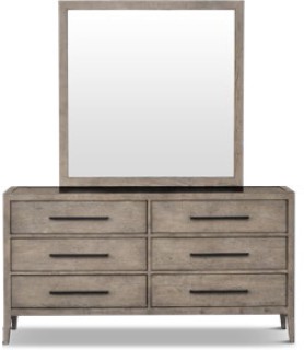 Redbridge+6+Drawer+Dresser+with+Mirror
