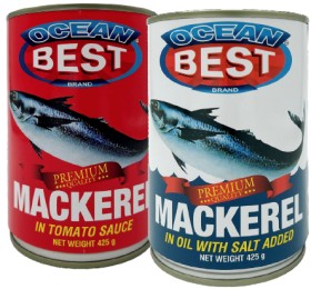 Ocean-Best-Mackerel-425g on sale