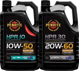 Penrite-HPR-10-HPR-30-5L-Engine-Oils on sale