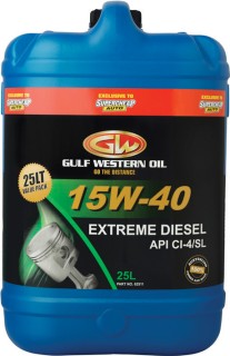 Gulf-Western-EXTREME-DIESEL-15W-40-25L-ENGINE-OIL on sale